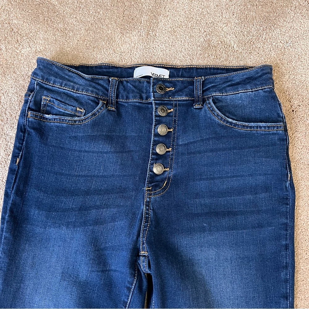 Vervet Los Angeles Straight Leg Jeans Stretch Denim - Picture 2 of 8